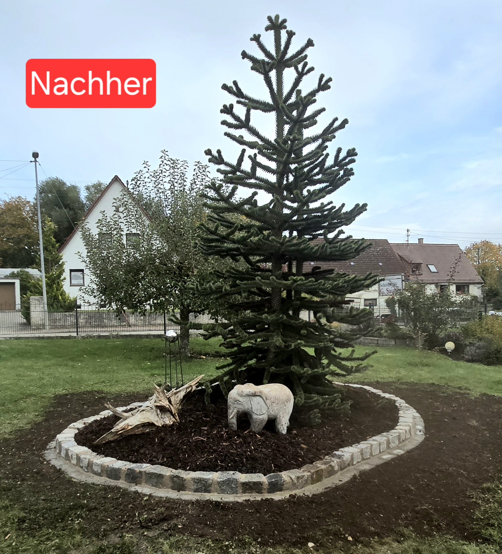 Nachher Beet-Umrandung