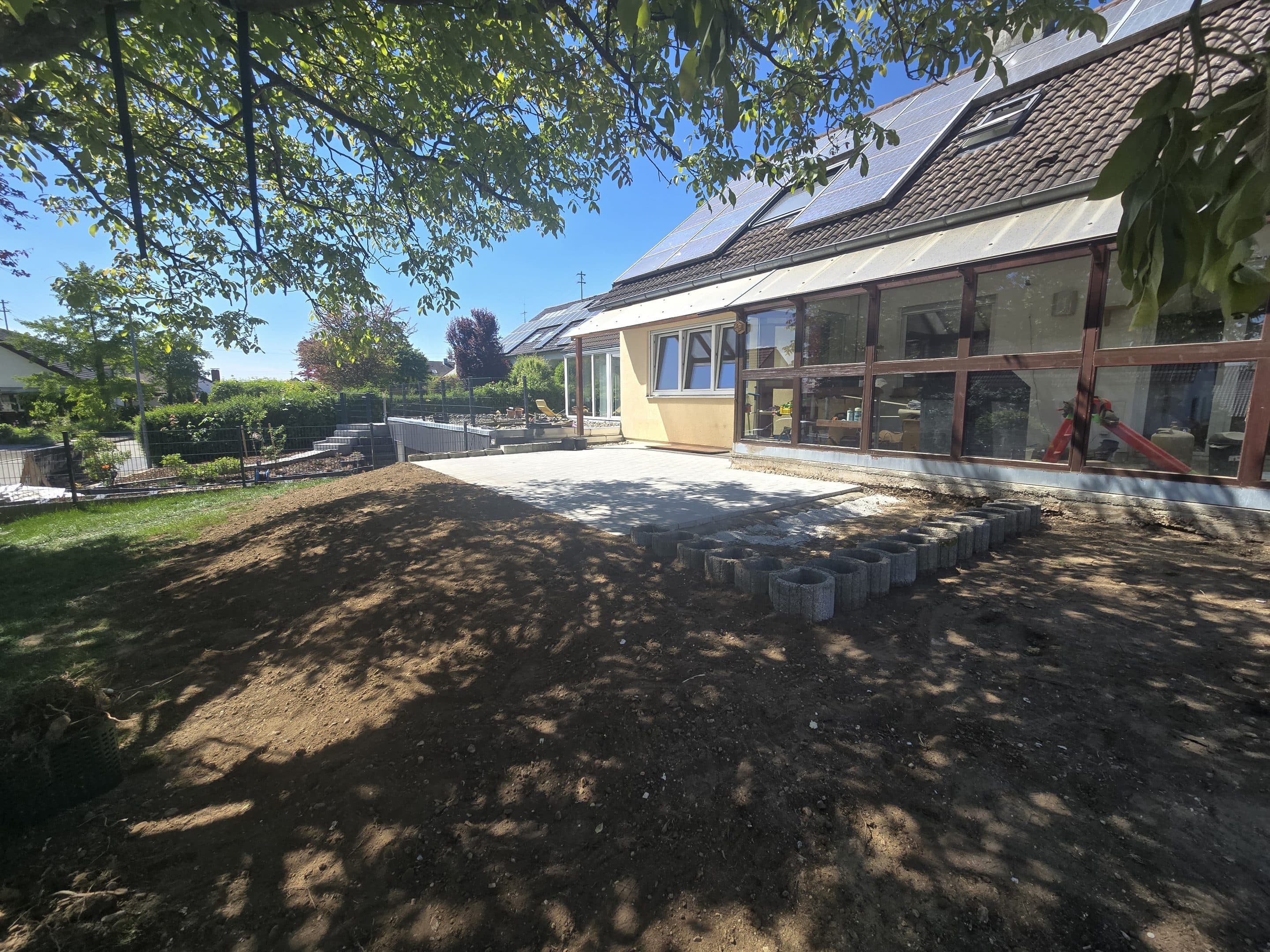 Nachher neue Terrasse