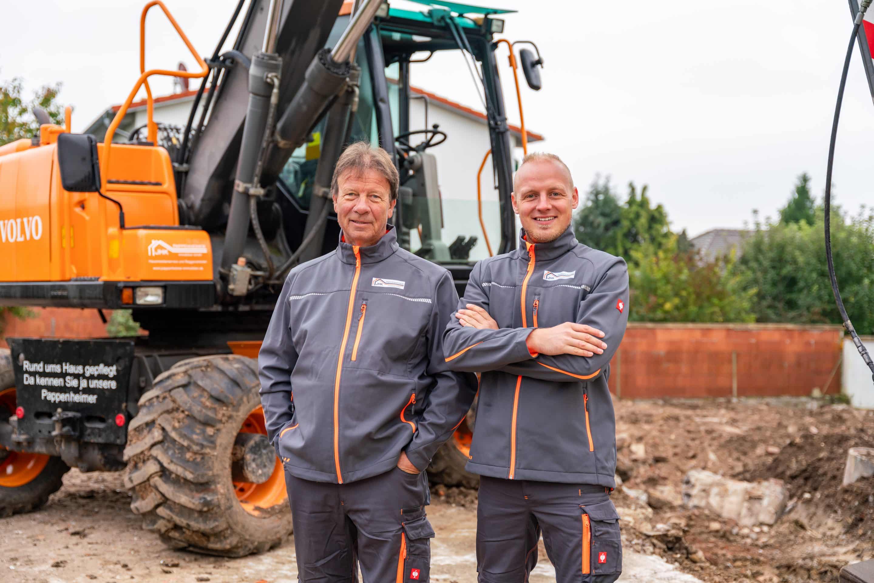 Vorbereitete Fläche für spätere Bodenplatte