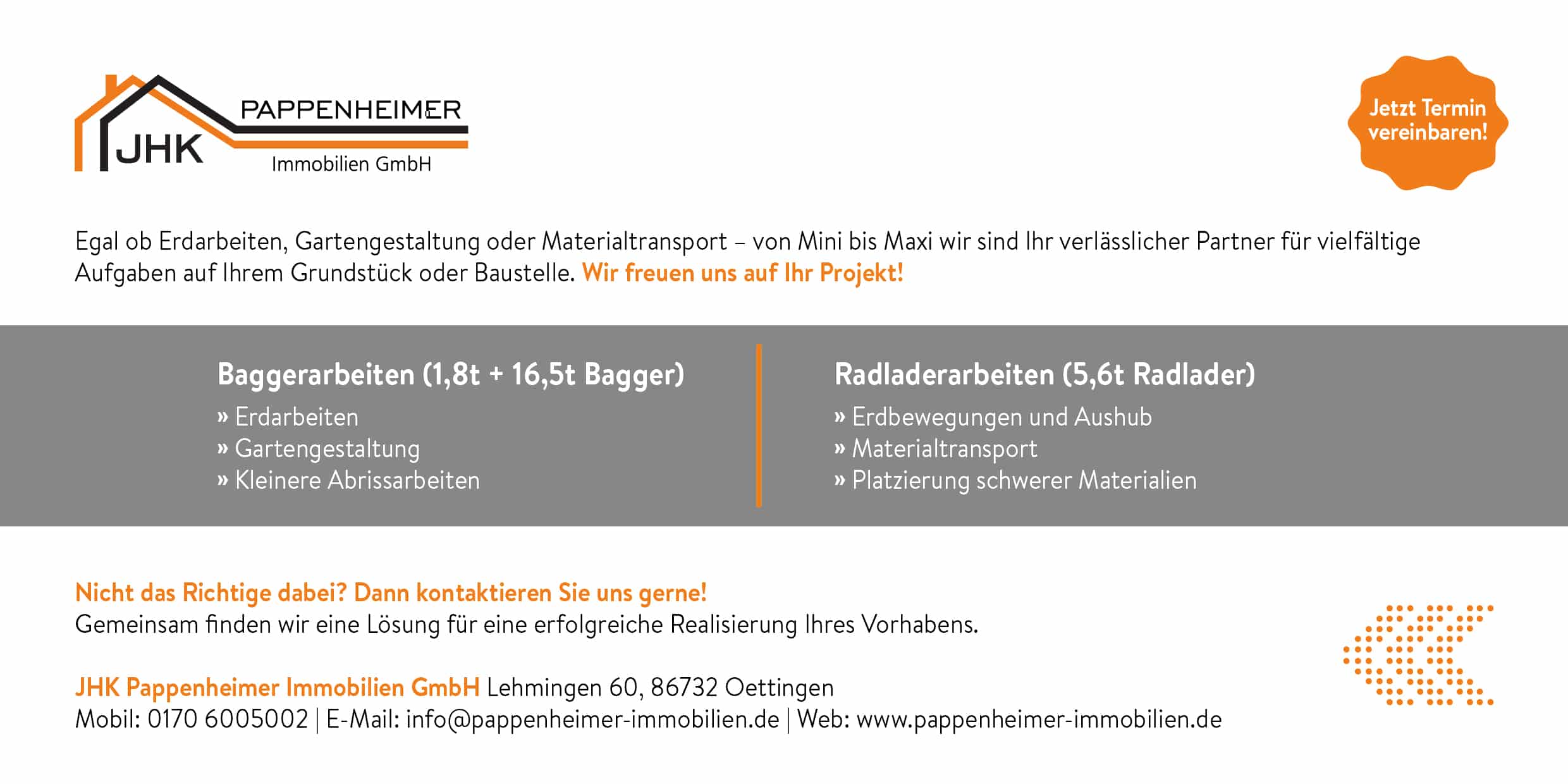 Angebote & Leistungen (Flyer Rückseite)