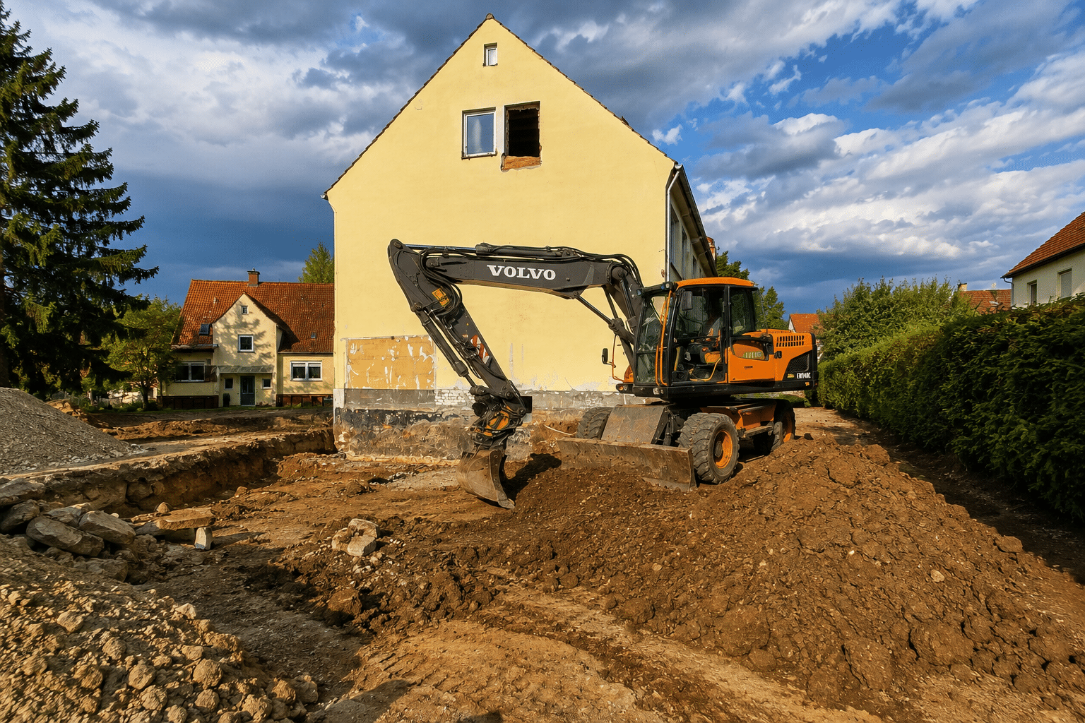 Maschinen im Einsatz