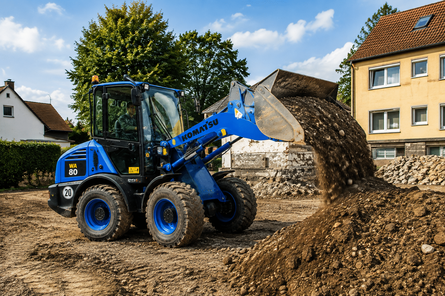Baggerarbeiten der JHK Pappenheimer Immobilien GmbH